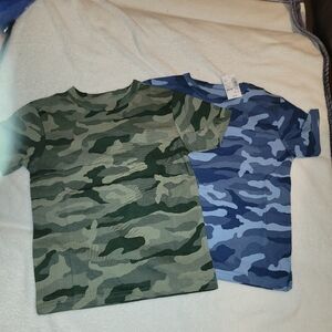 2 camo boys shirts